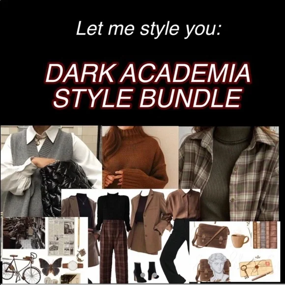 Dark academia style bundle - Picture 1 of 3